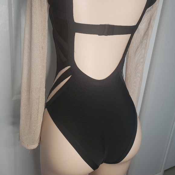WOW Couture sheer panel bodysuit - Picture 8 of 8